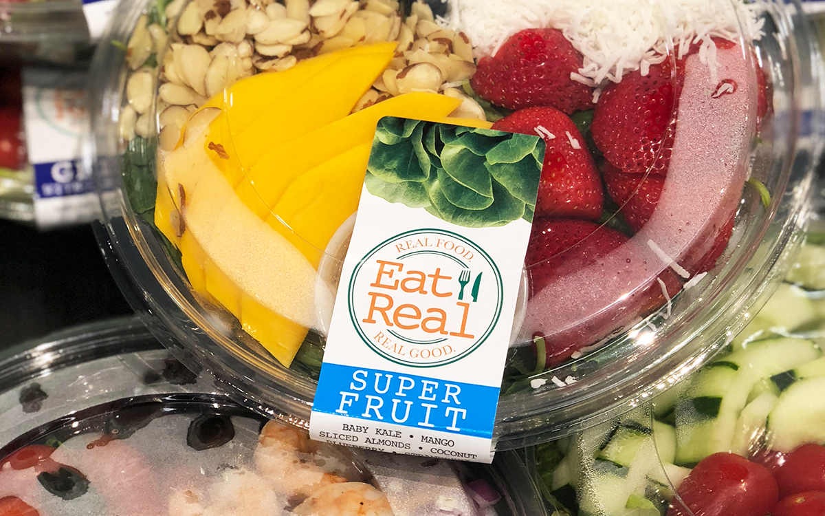 Eat Real Salad Labels by Katie Calleo / Flanagan